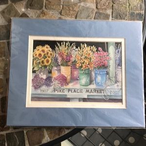 Pike Place Market Watercolor